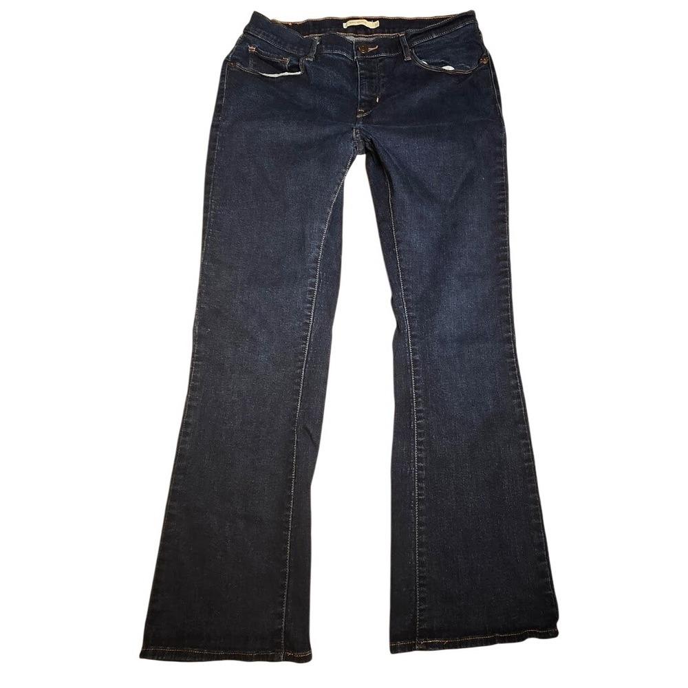 Levis Curvy Bootcut Jeans Dark Wash Denim W32 L30 57970-0010 Womens